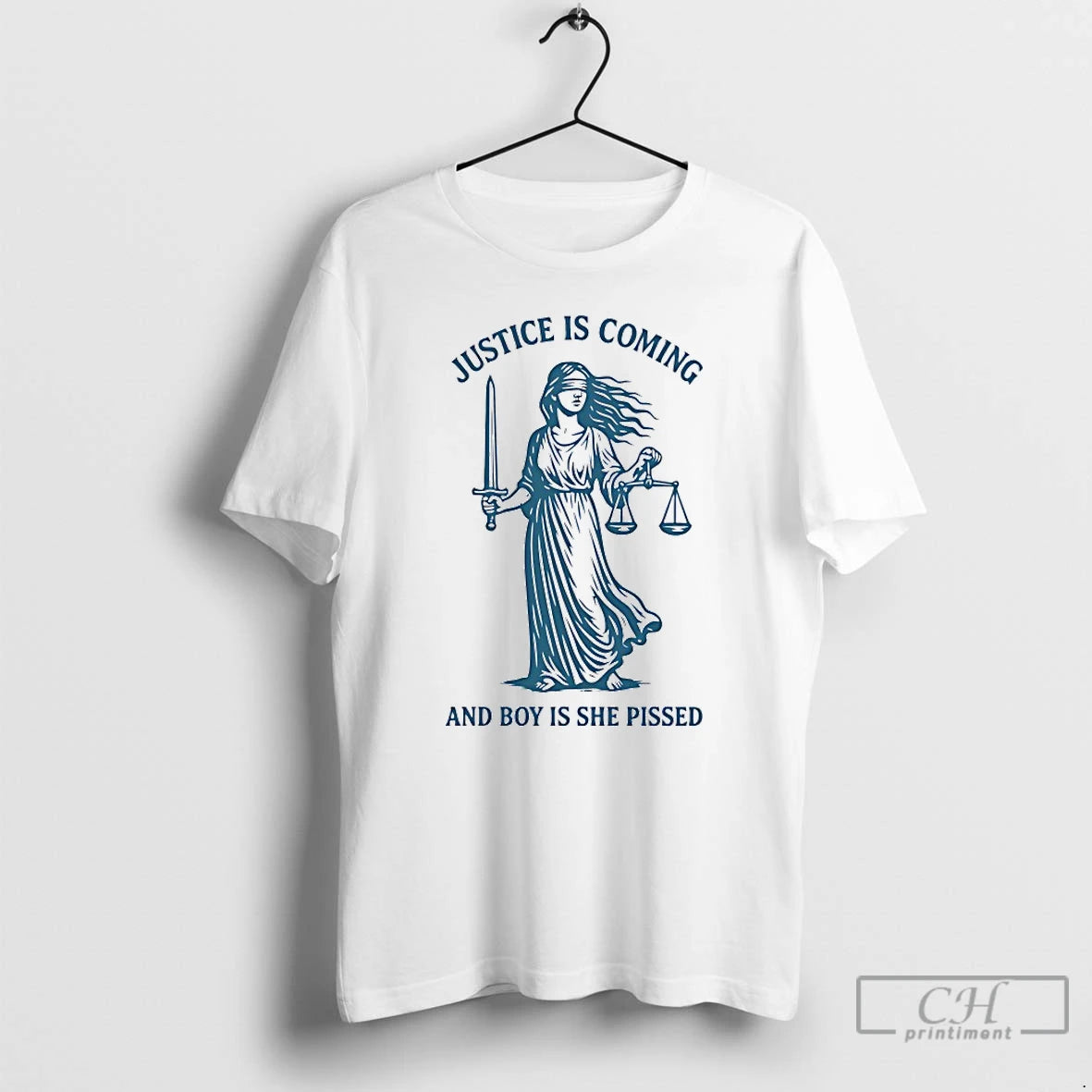 Justice Is Coming Boy Is She Pissed T-Shirts, Hoodie, Sweatshirt