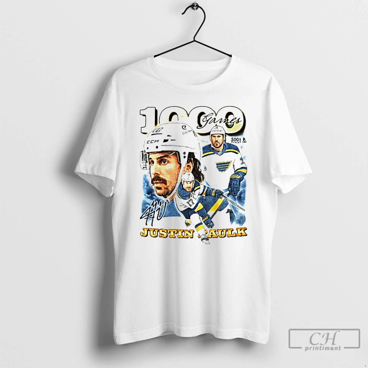 Premium Justin Faulk St Louis Blues 1000 Games T-Shirts, Hoodie, Sweatshirt | PrintMintTees.com
