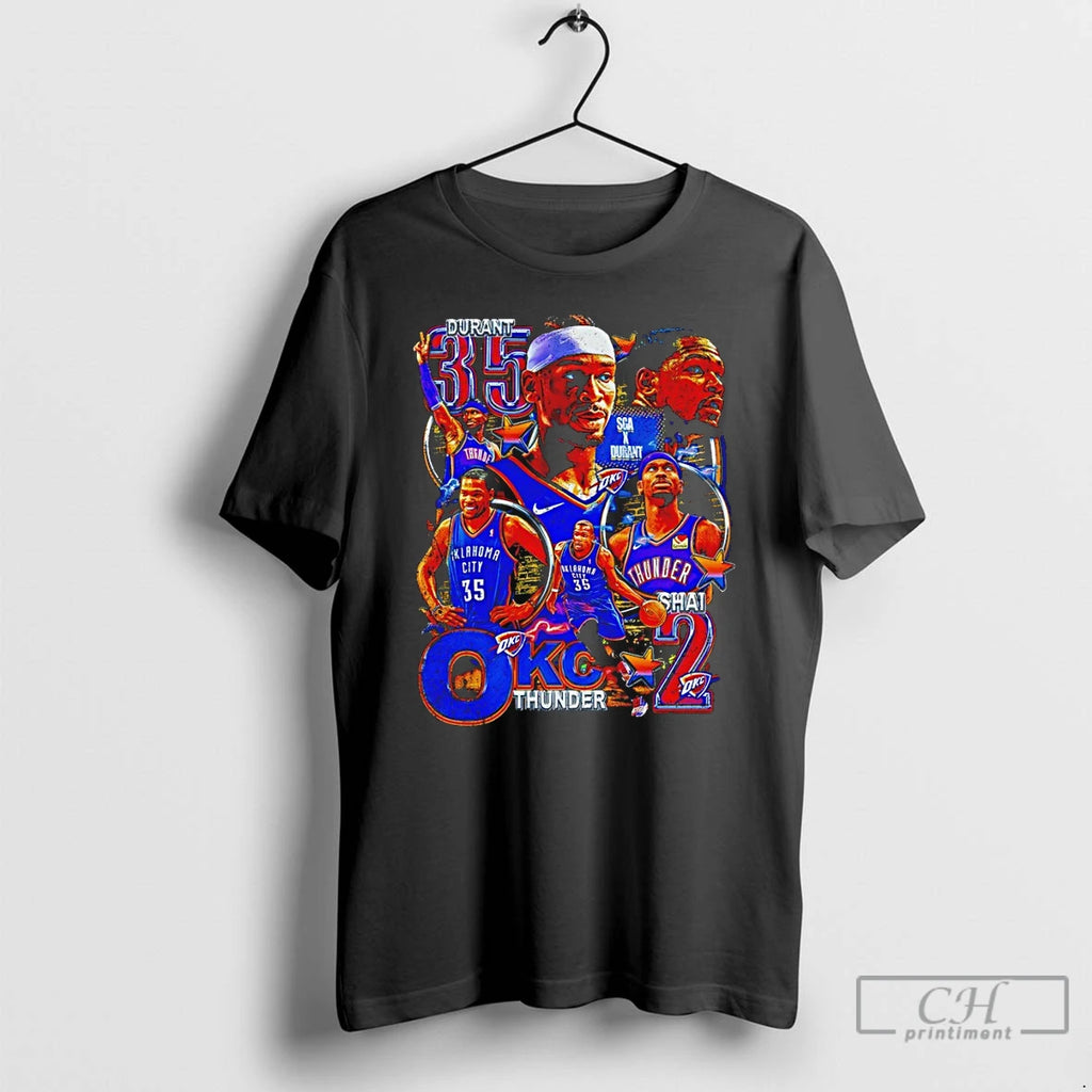 Premium Kevin Durant Shai Gilgeous Alexander Okc Thunder Basketball 2026 Graphic