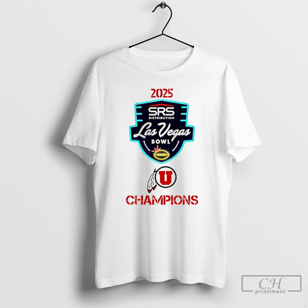 Premium Las Vegas Bowl Champions 2025 Utah Football T-Shirts, Hoodie, Sweatshirt | PrintMintTees.com