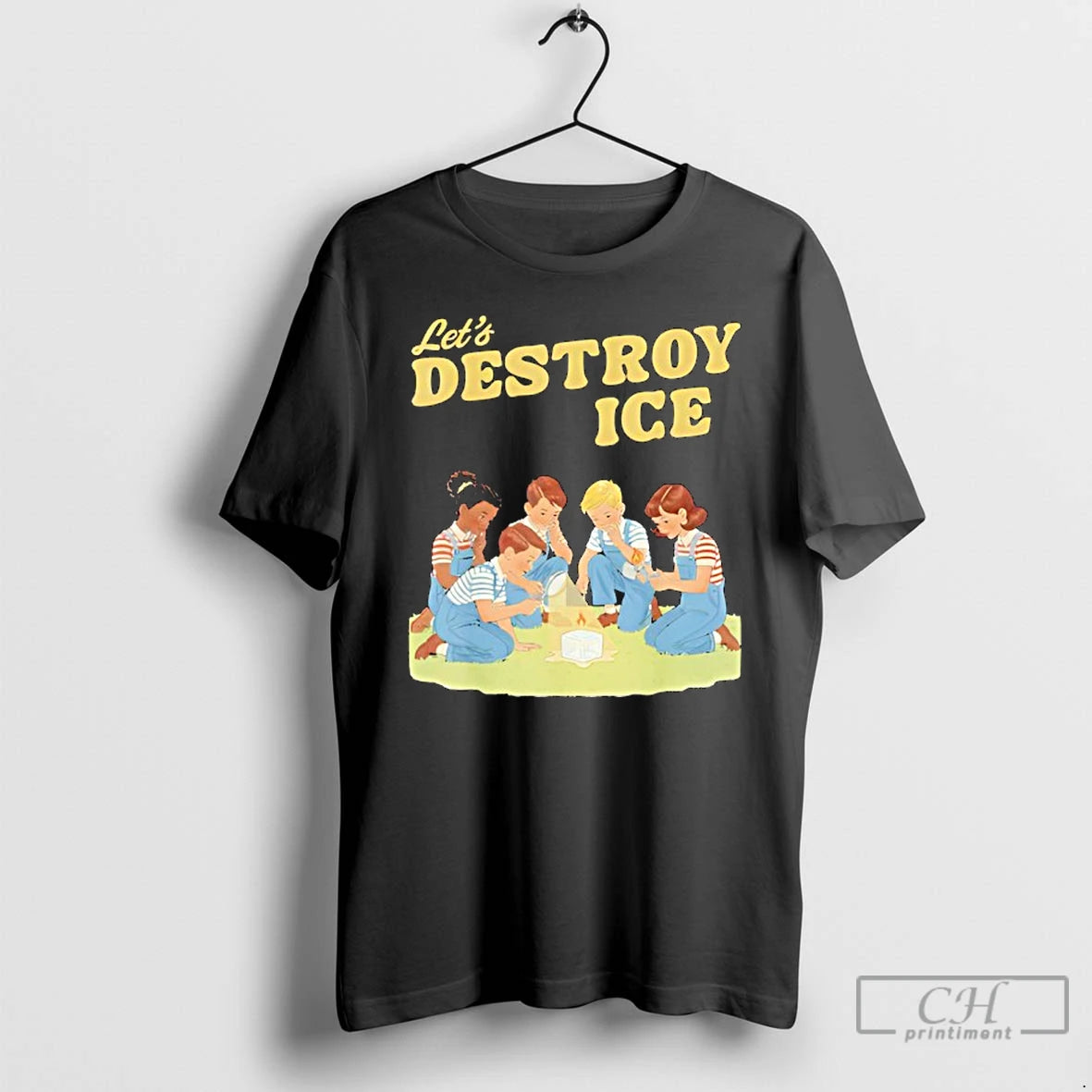 Lets Destroy Some Ice Funny Protest Chinga La Migra Vintage T-Shirts, Hoodie, Sweatshirt