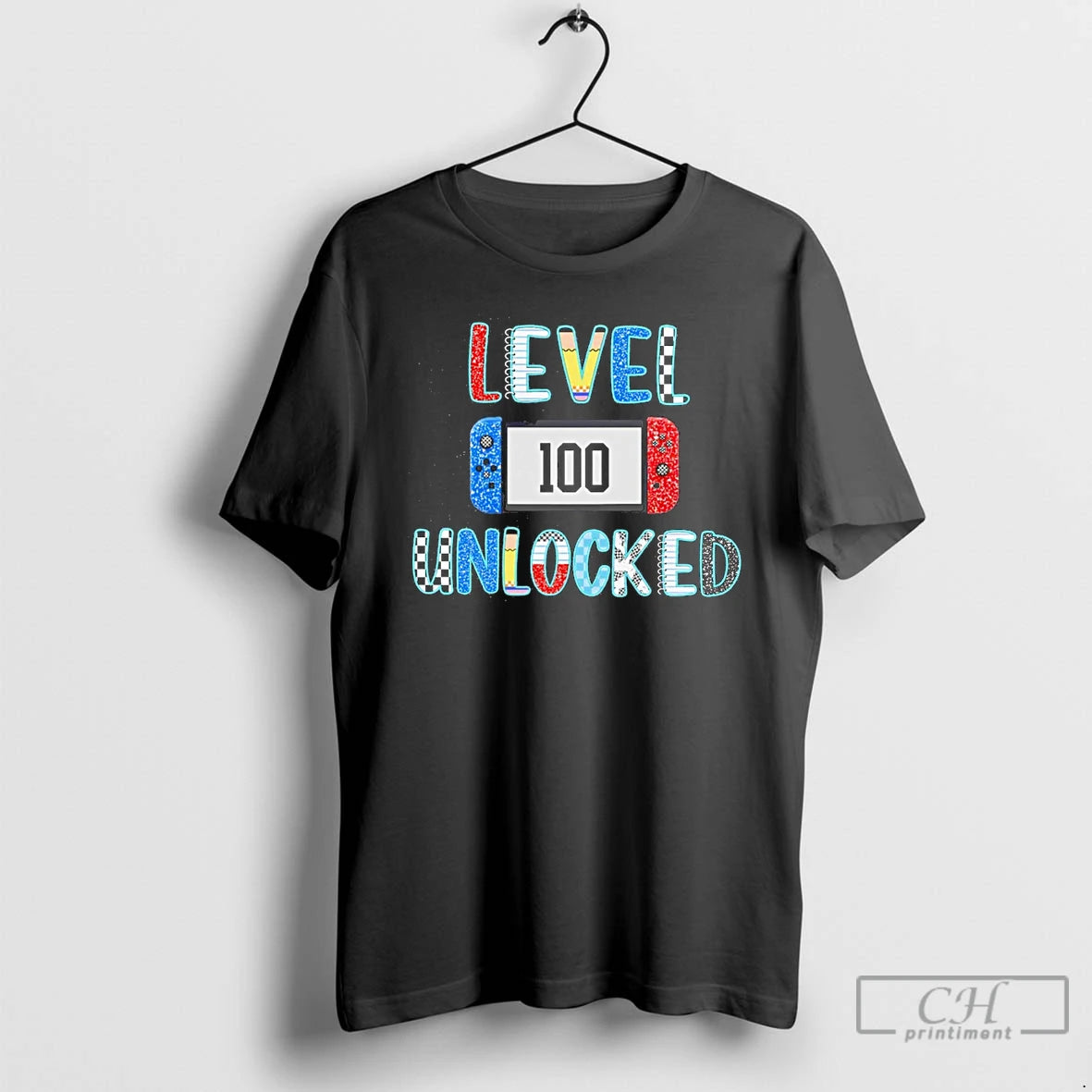 Level Unlocked 100 Days School T-Shirts, Hoodie, Sweatshirt