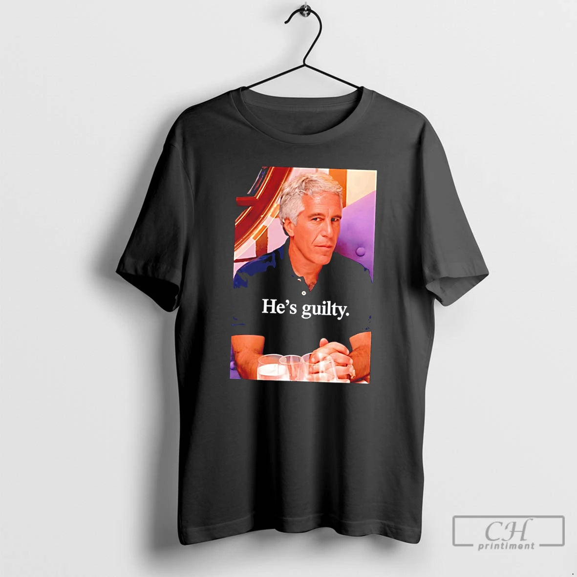 Premium Lil Pump Epstein Hes Guilty Tee