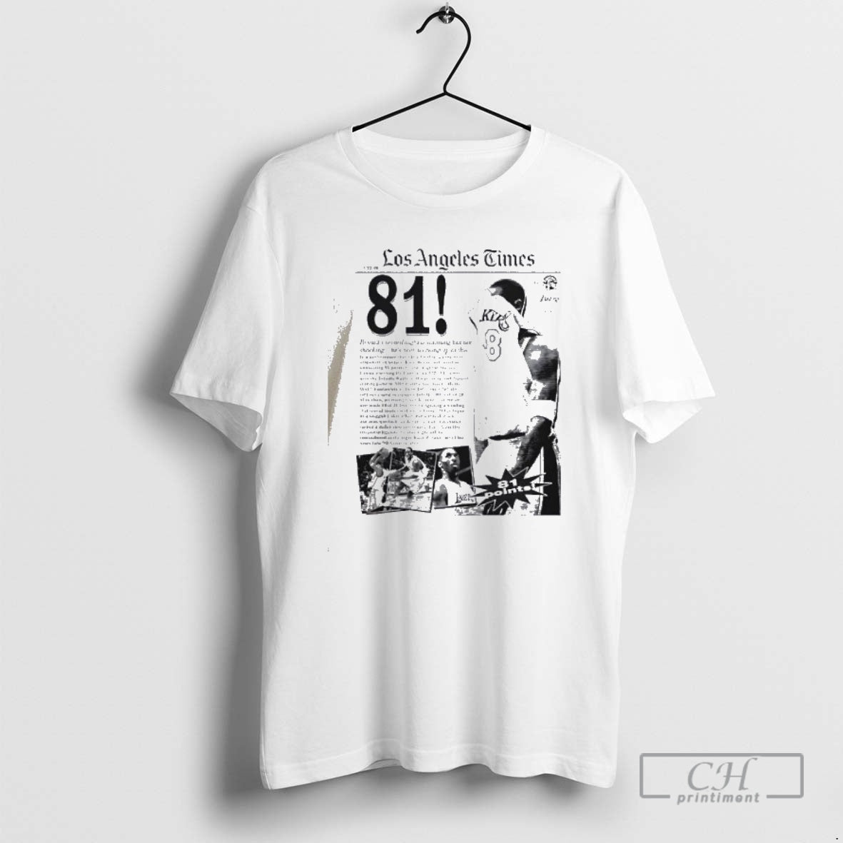 Premium Los Angeles Times Kobe 81 Points Vintage Shirt Sweater Hoodie, Sweatshirt | PrintMintTees.com