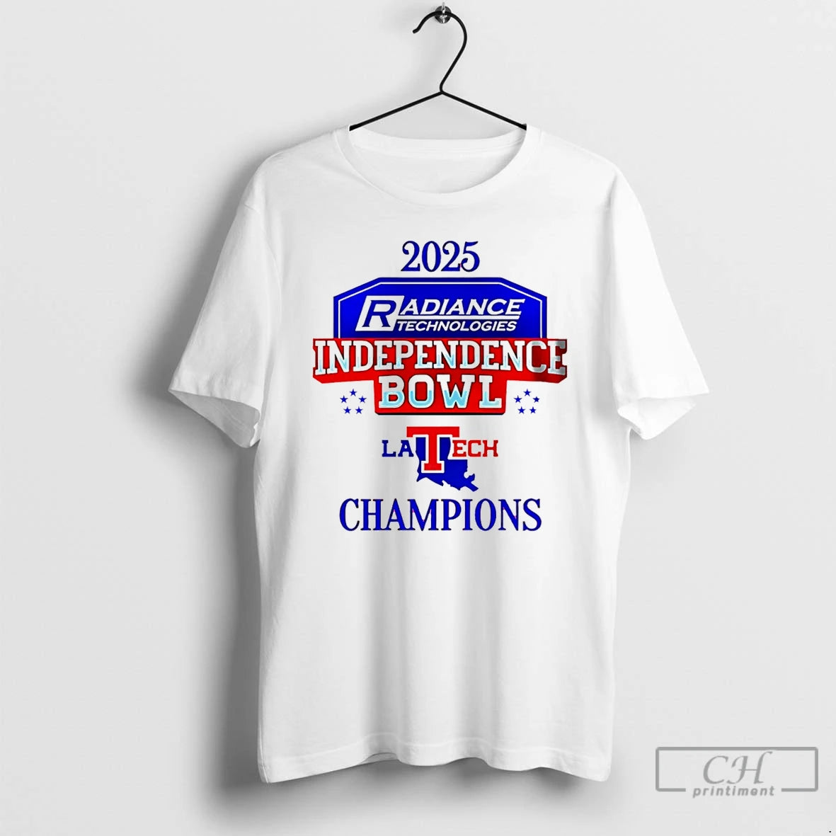 Premium Louisiana Tech Bulldogs Independence Bowl Champions 2025 Logo T-Shirts, Hoodie, Sweatshirt | PrintMintTees.com