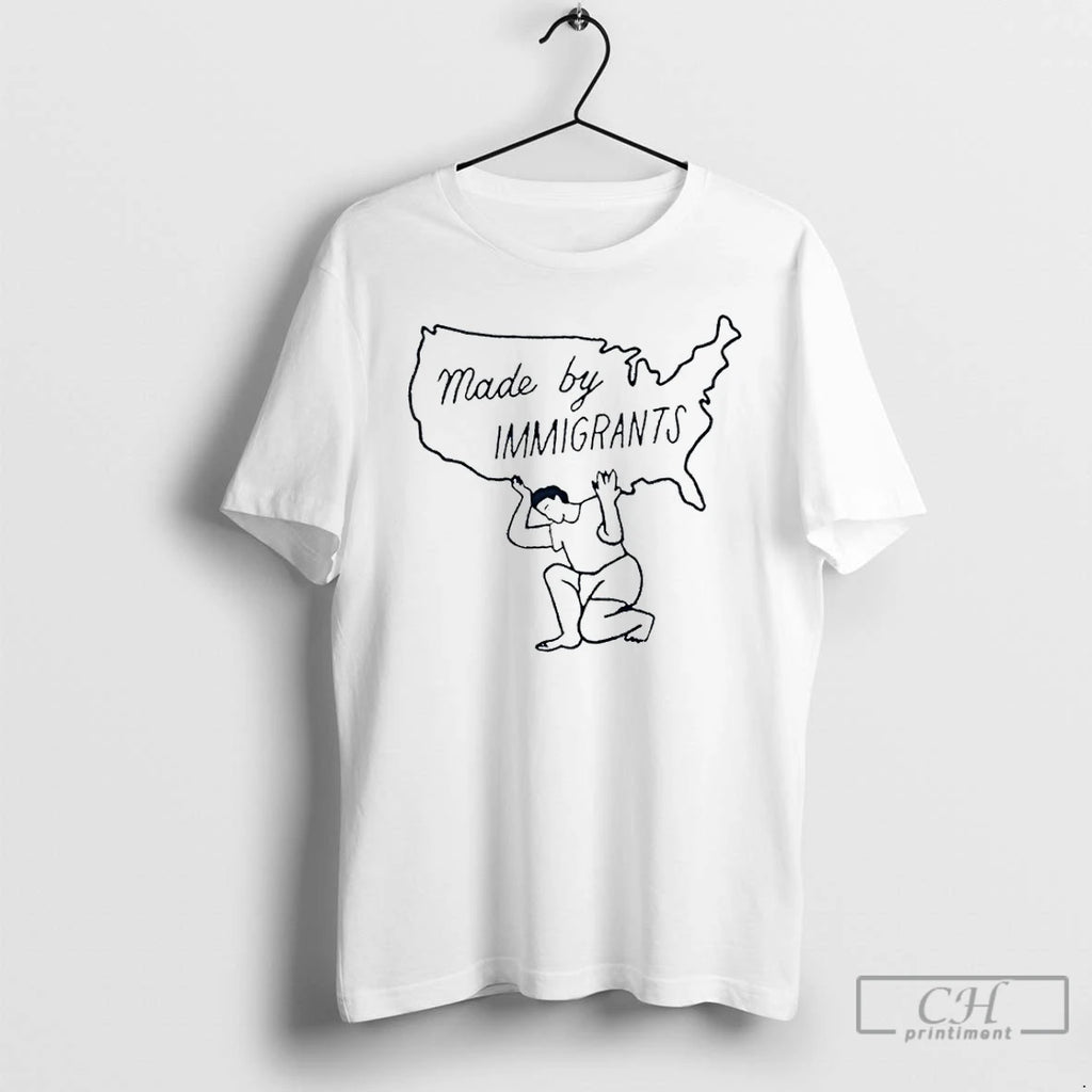 Premium Made By Immigrants State T-Shirts, Hoodie, Sweatshirt | PrintMintTees.com