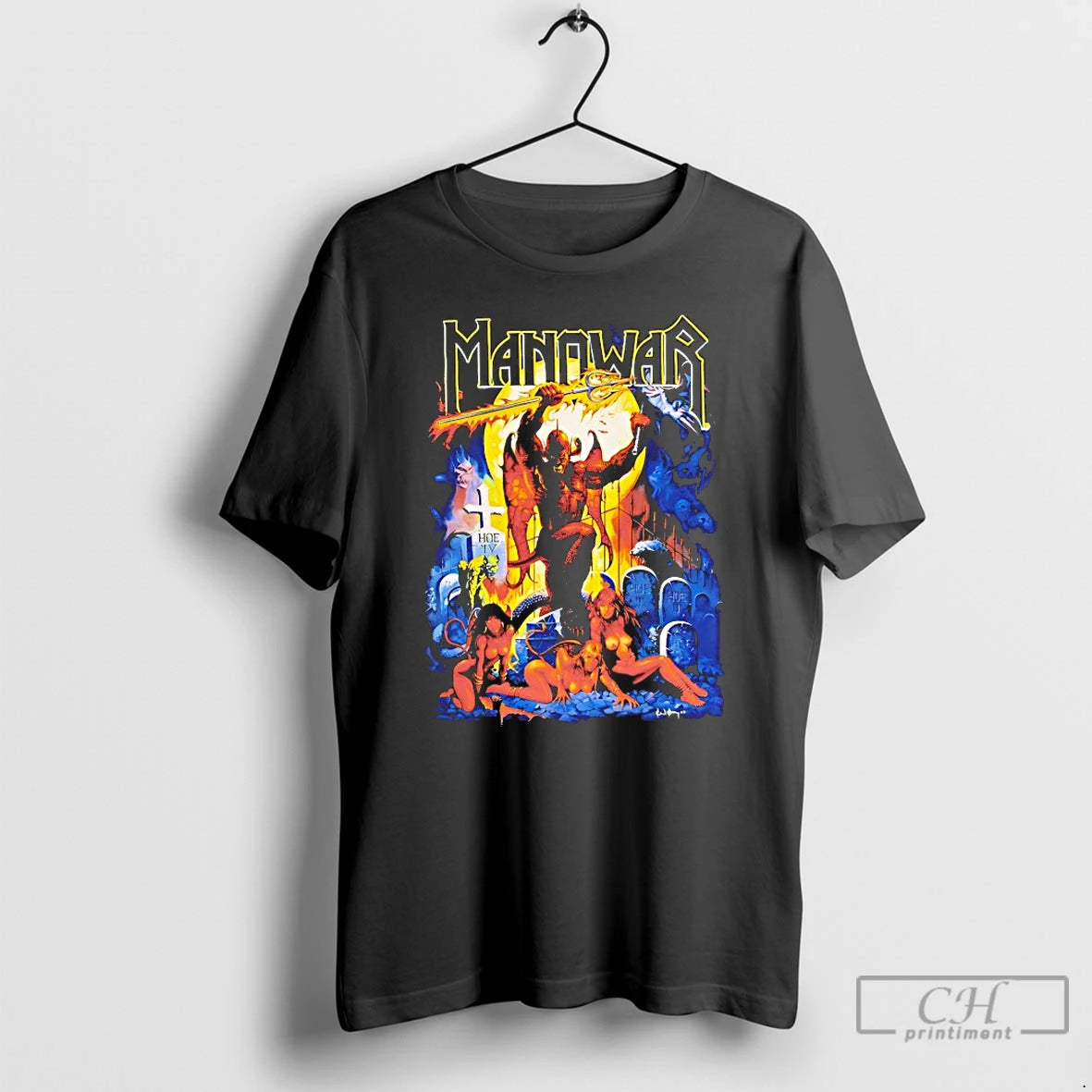 Premium Manowar Hell On Earth T-Shirts, Hoodie, Sweatshirt | PrintMintTees.com