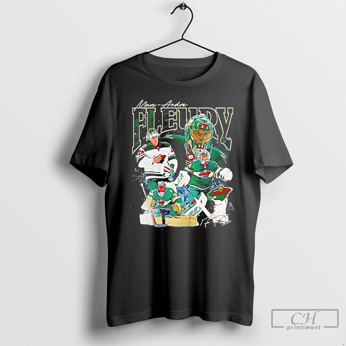 Premium Marc Andre Fleury Minnesota Wild T-Shirts, Hoodie, Sweatshirt | PrintMintTees.com