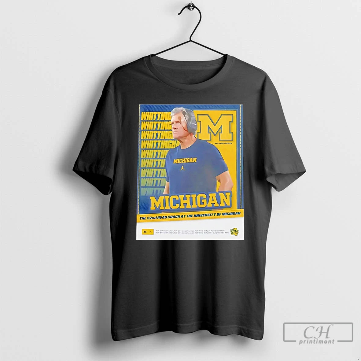 Premium Michigan 22nd Head Coach Kyle Whittingham Show Your Wolverine Pride T-Shirts, Hoodie, Sweatshirt | PrintMintTees.com