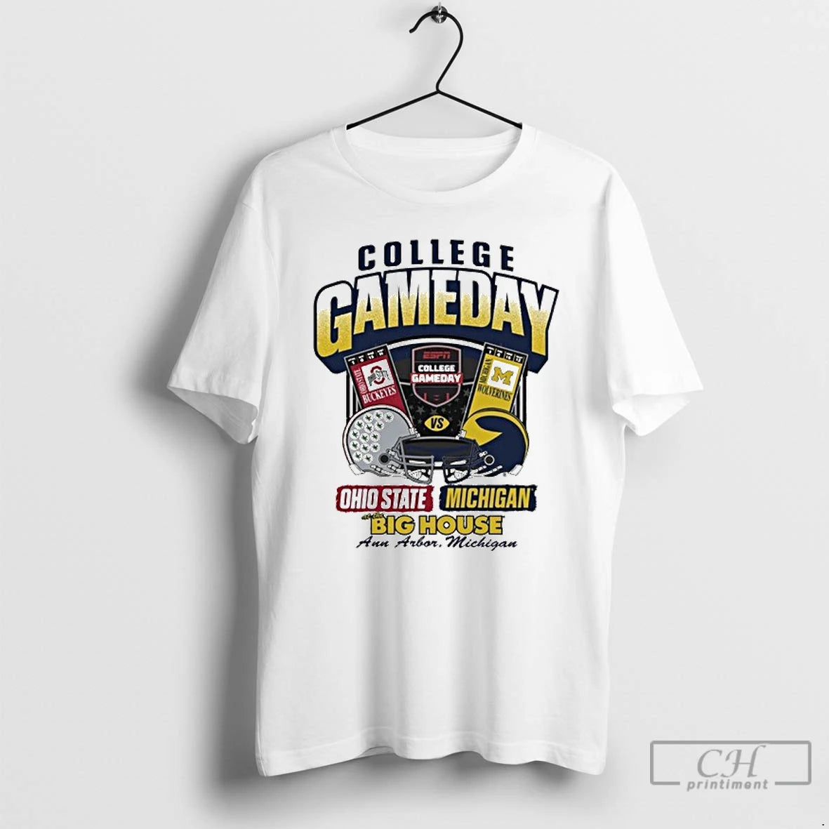 Premium Michigan Wolverines 2025 College Gameday Vs Ohio State Ticket T-Shirts, Hoodie, Sweatshirt | PrintMintTees.com