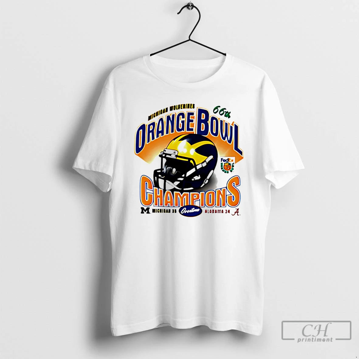 Premium Michigan Wolverines Orange Bowl Champions 2025 Socre T-Shirts, Hoodie, Sweatshirt | PrintMintTees.com