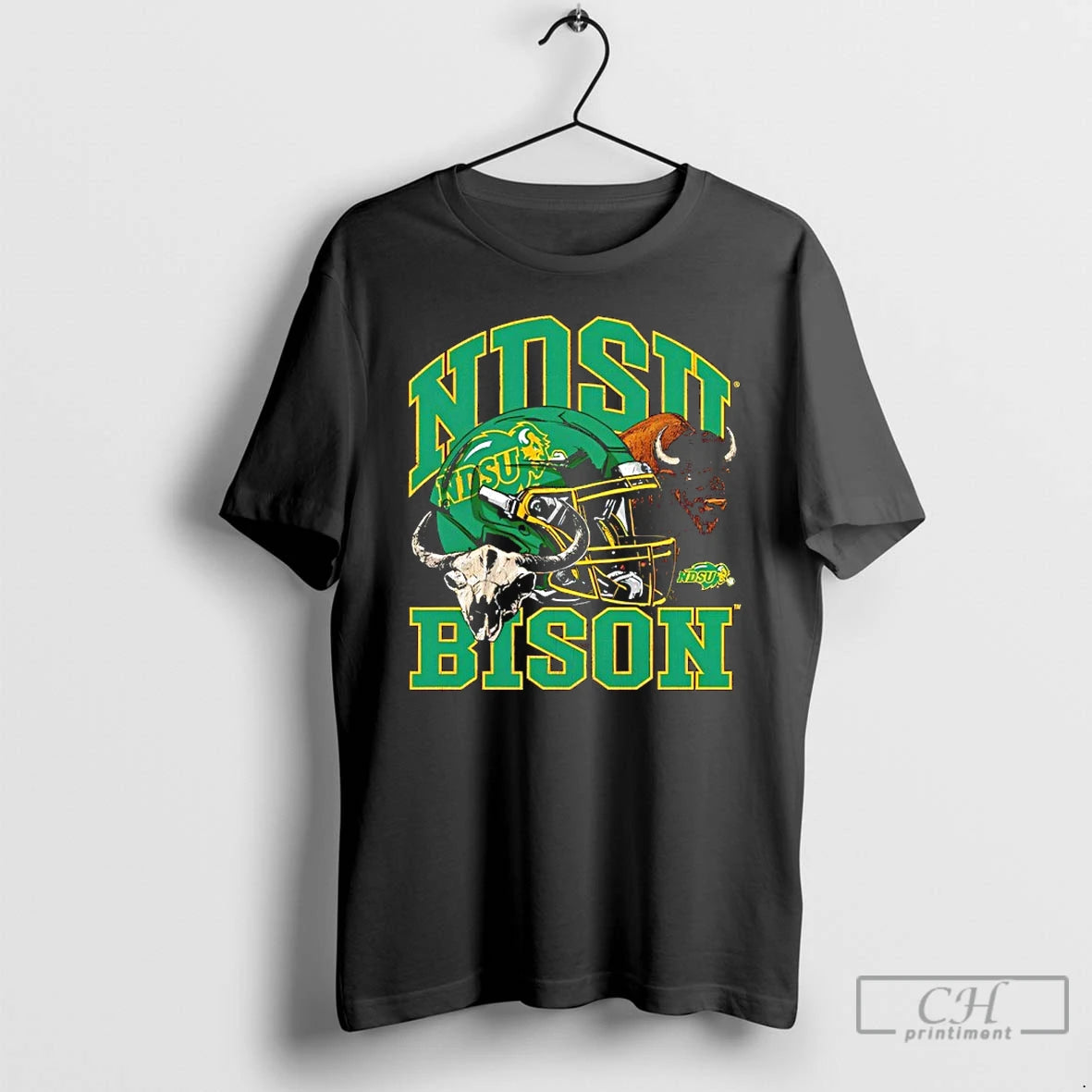 Premium Ncaa Football Ndsu Bison Vintage Helmet