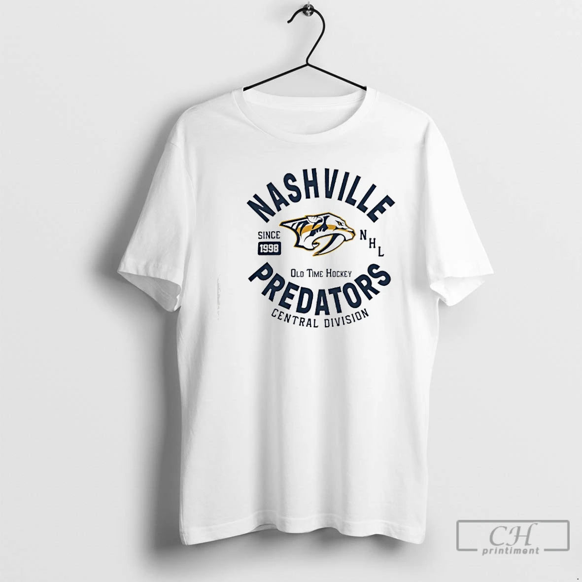 Premium Nashville Predators Old Time Hockey Nhl Since 1998 Centrak Division T-Shirts, Hoodie, Sweatshirt | PrintMintTees.com