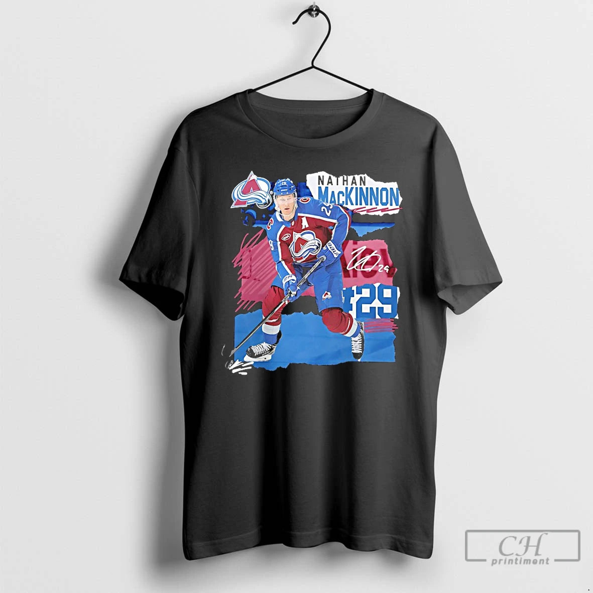 Premium Nathan Mackinnon 29 Colorado Avalanche Fresh Ice Signature T-Shirts, Hoodie, Sweatshirt | PrintMintTees.com