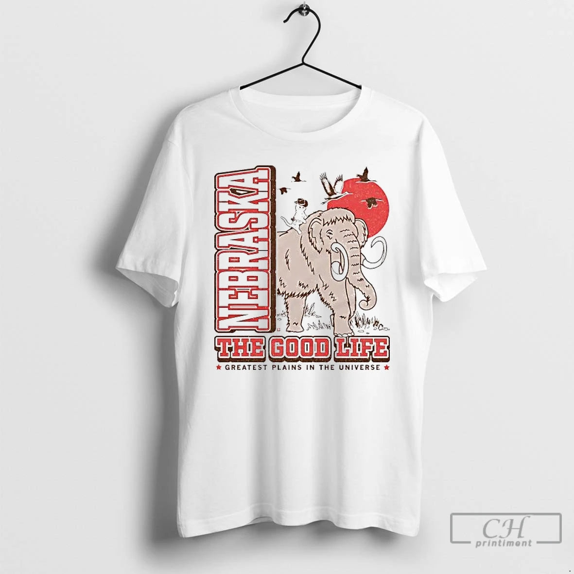 Premium Nebraska The Good Life Greatest Plains In The Universe T-Shirts, Hoodie, Sweatshirt | PrintMintTees.com
