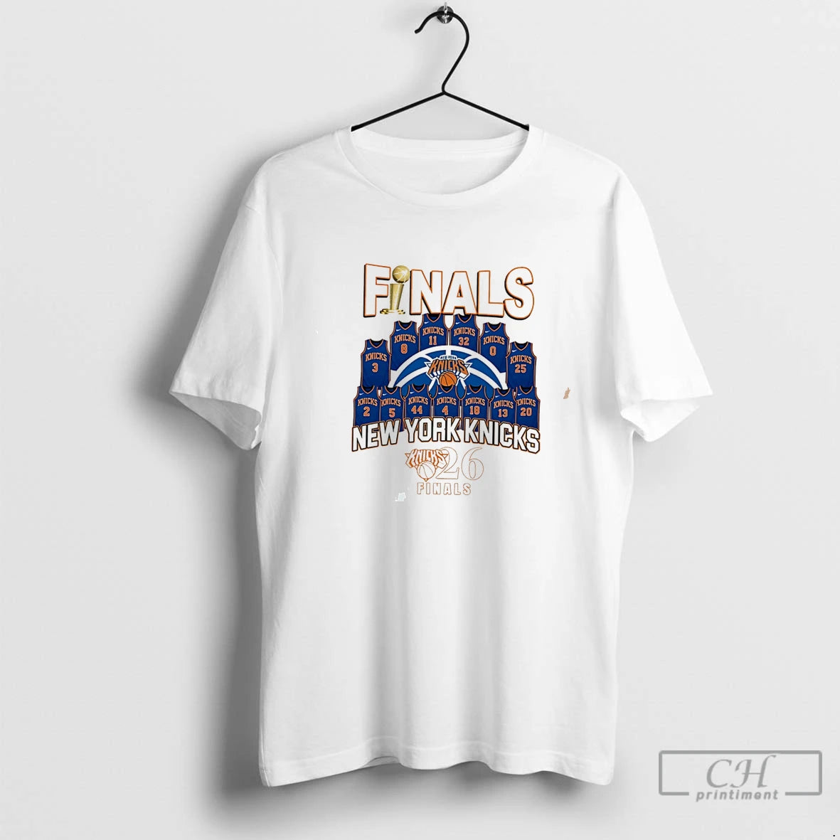 Premium New York Knicks Eastern Conference Finals 2026 Jerseys Collage Tee