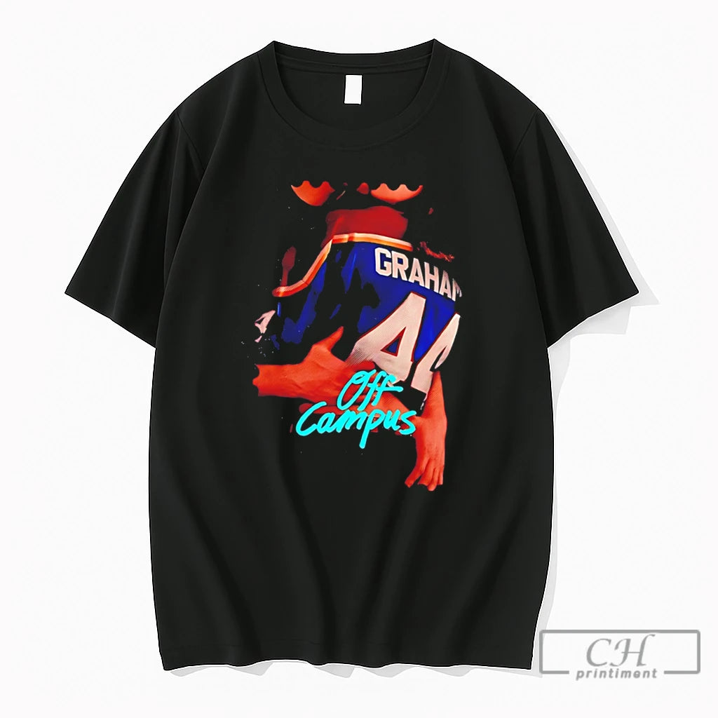 Premium Off Campus 2026 Garrett Graham Hockey Number 44 Tee