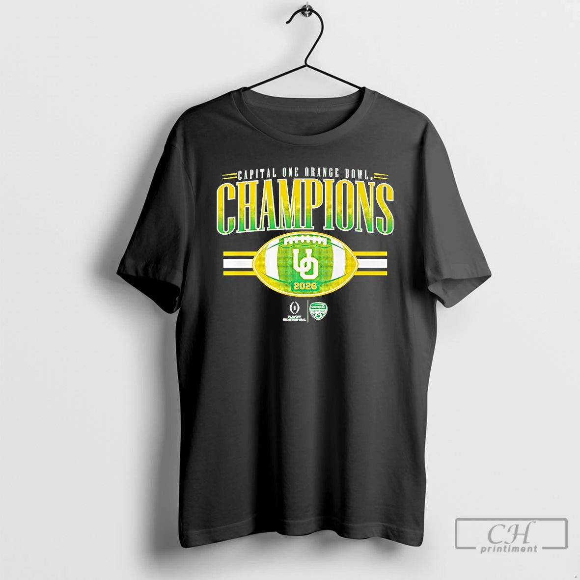 Premium Oregon Football 2026 Cfp Orange Bowl Champions T-Shirts, Hoodie, Sweatshirt | PrintMintTees.com