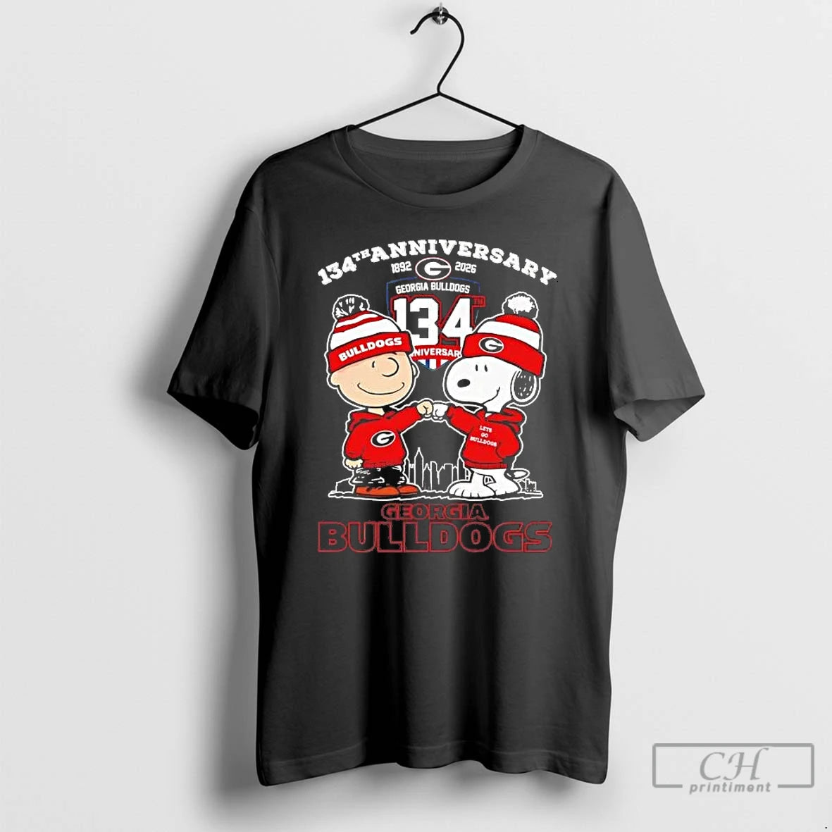 Premium Peanuts Georgia Bulldogs 134th Anniversary 1892 2026 Fist Bump T-Shirts, Hoodie, Sweatshirt | PrintMintTees.com