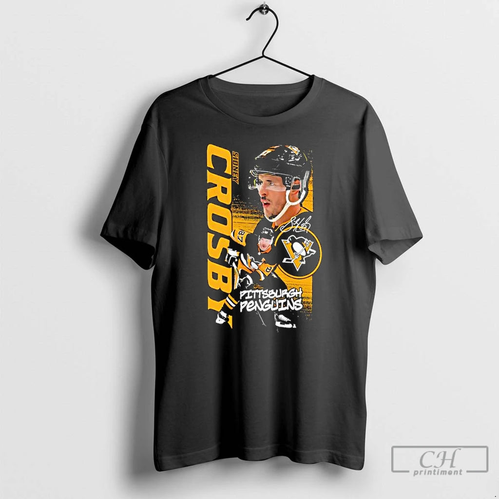 Premium Pittsburgh Penguins Sidney Crosby Playmaker Signature T-Shirts, Hoodie, Sweatshirt | PrintMintTees.com