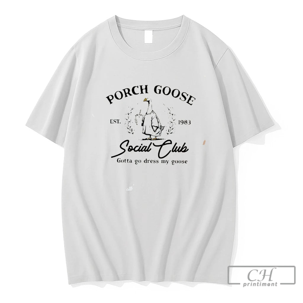 Premium Porch Goose Social Club Gotta Go Dress My Goose Tee