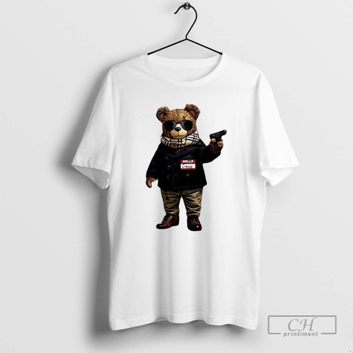 Premium Premium Creasy Bear Hello Creasy Shirt Sweater Hoodie, Sweatshirt | PrintMintTees.com