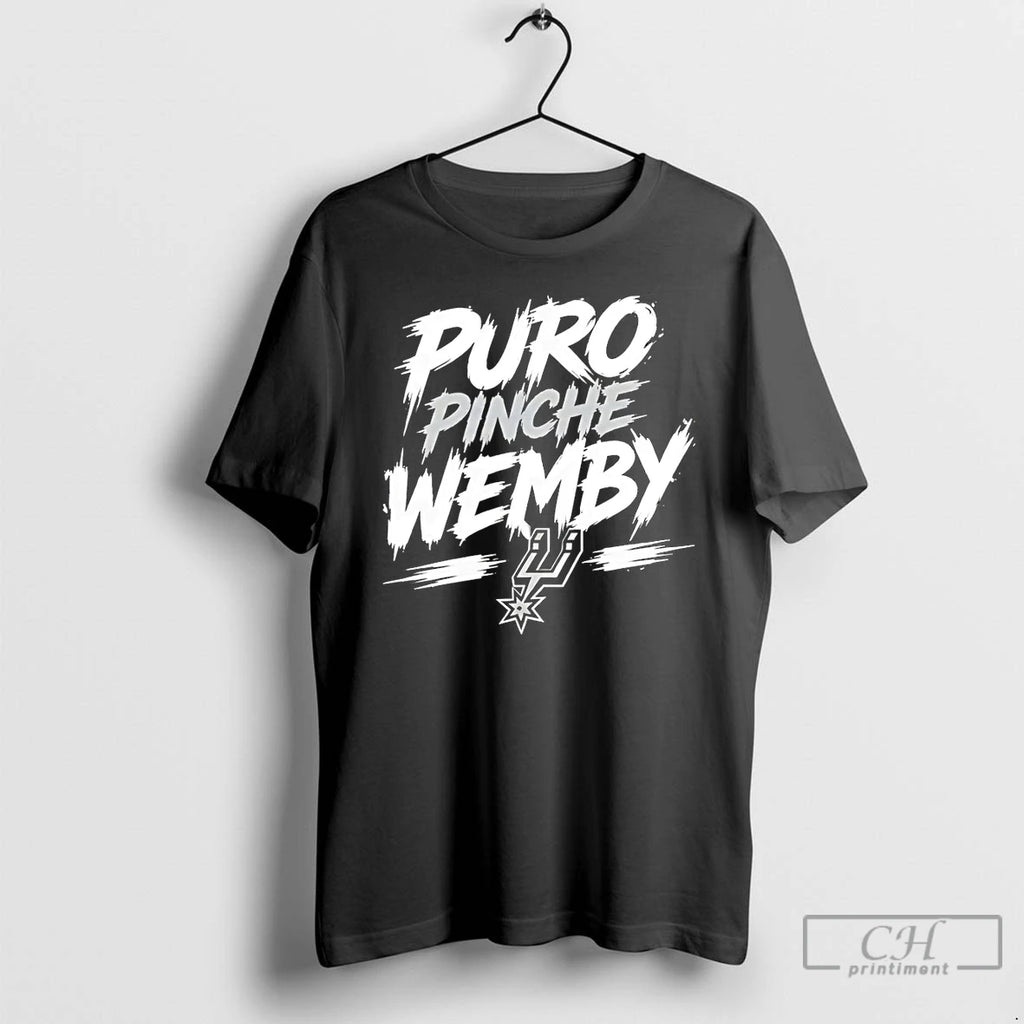 Premium Puro Pinche Wemby San Antonio Basketball