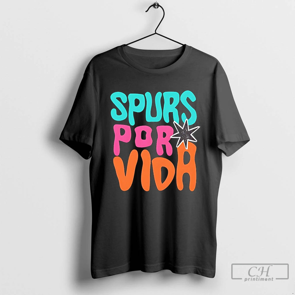 Premium Retro Spurs Por Vida San Antonio Basketball Graphic Nba Finals 2026 T Shirts Sweater