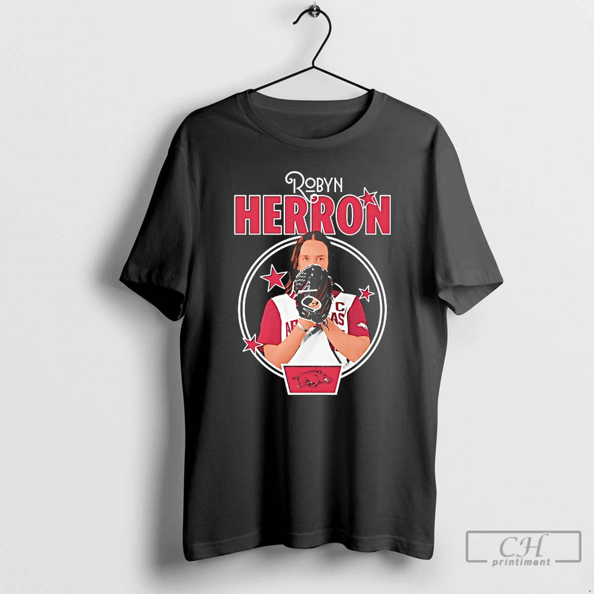 Premium Robyn Herron Portrait Arkansas Razorbacks Softball