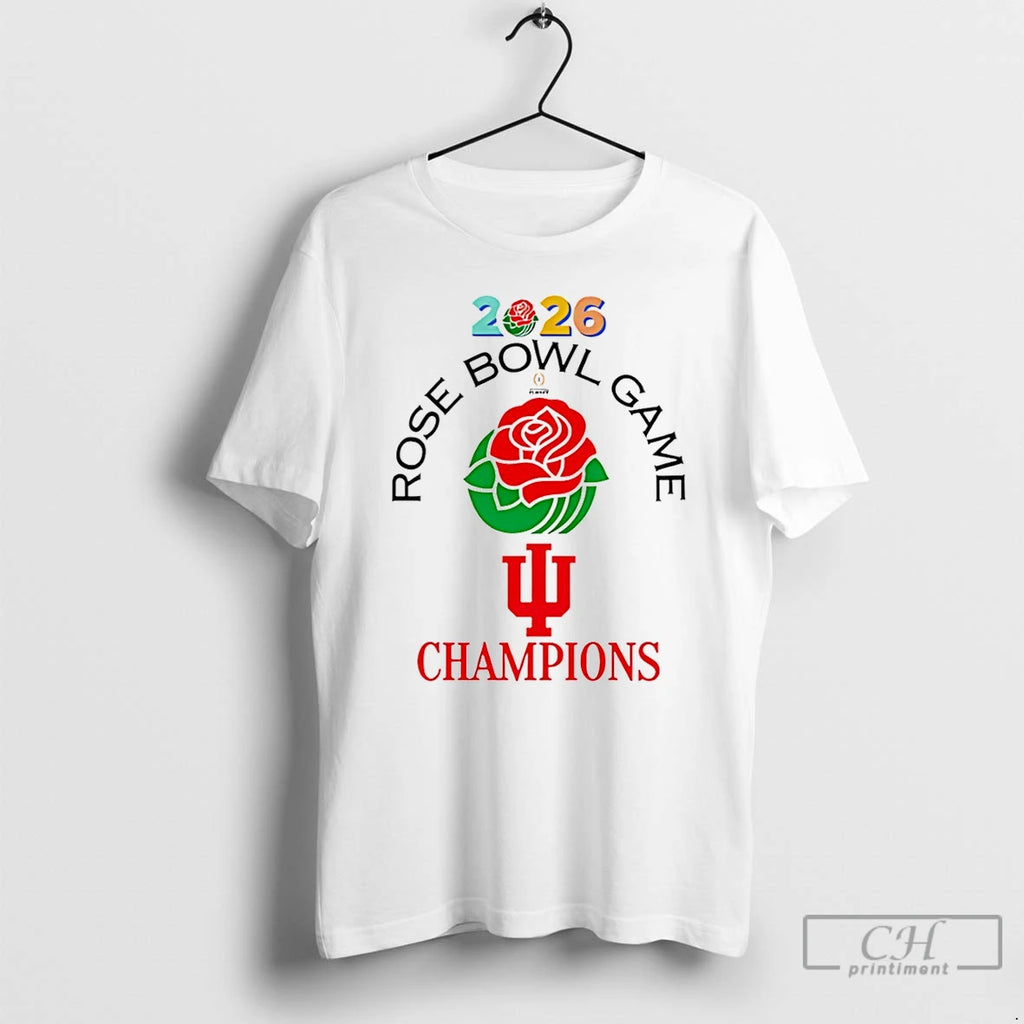 Premium Rose Bowl Game Champions 2026 Indiana Football T-Shirts, Hoodie, Sweatshirt | PrintMintTees.com