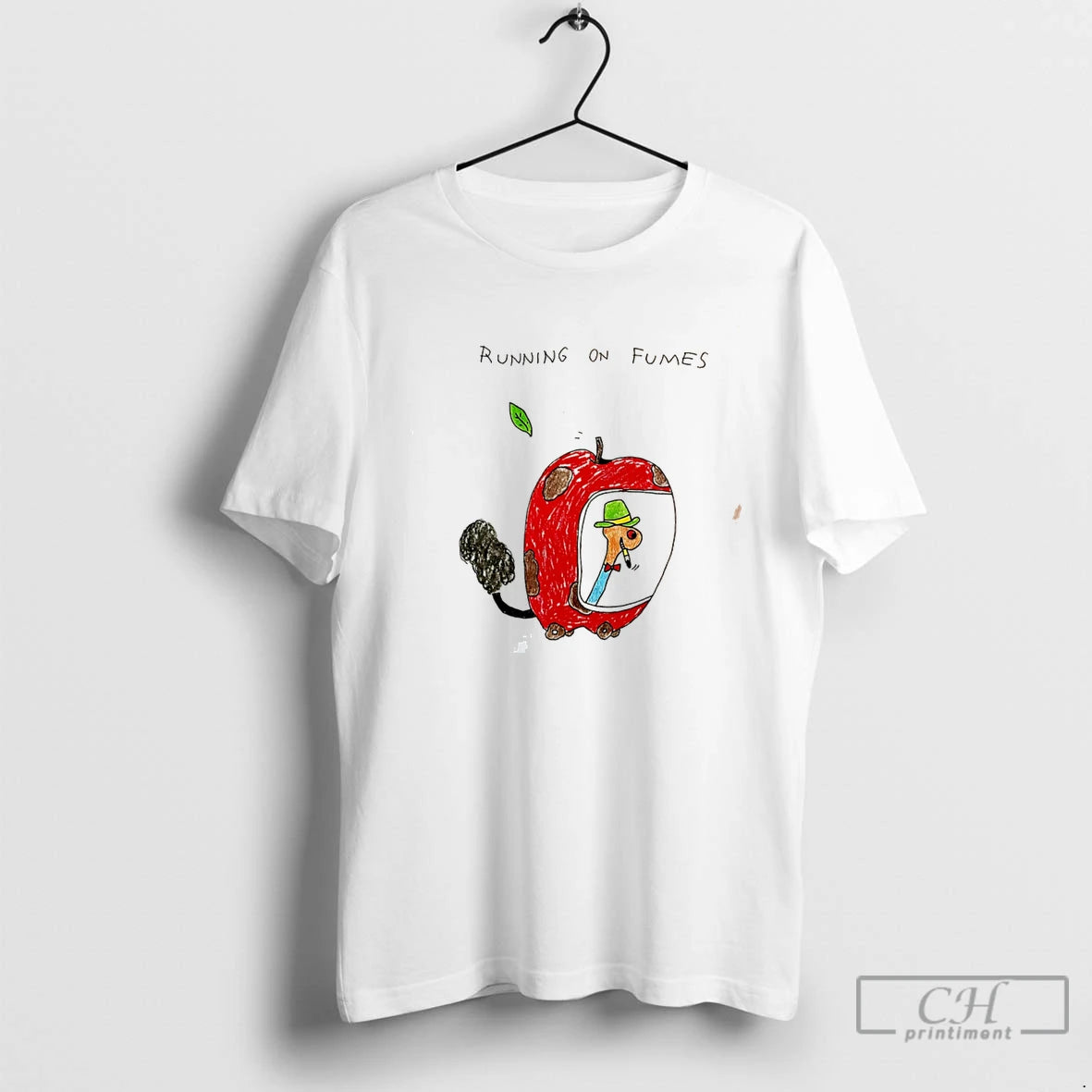 Premium Running On Fumes Lowly Worm Paint Tee
