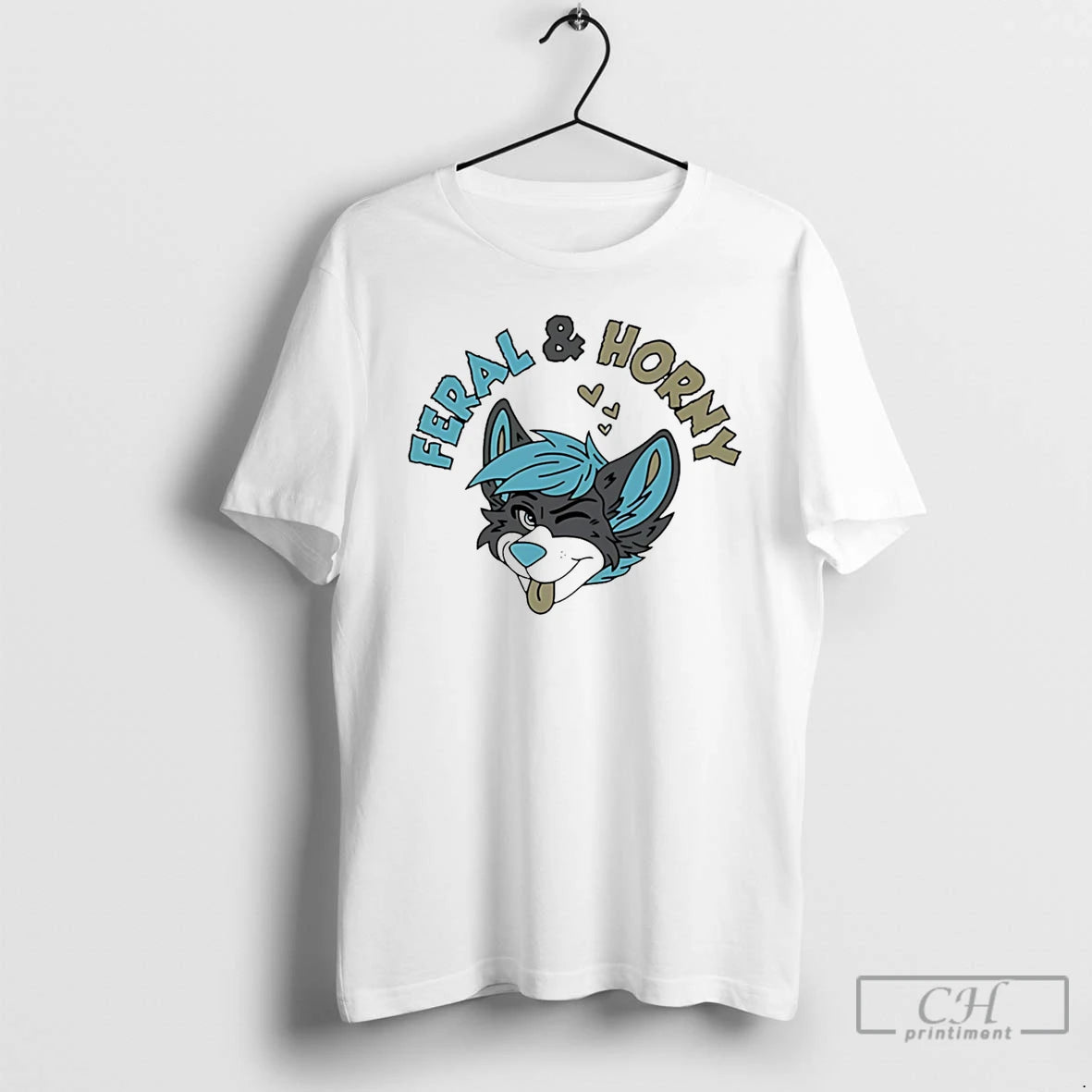Premium Rylee0nline Feral And Horny Cartoon T-Shirts, Hoodie, Sweatshirt | PrintMintTees.com