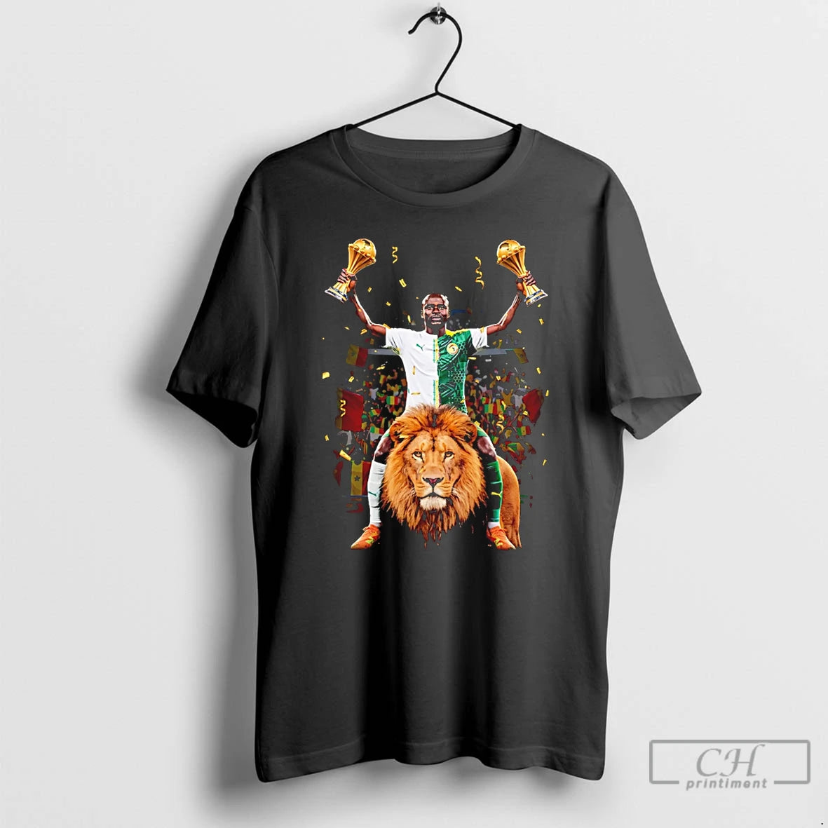 Premium Sadio Mane Senegal 2026 Champions Lions Trophy T-Shirts, Hoodie, Sweatshirt | PrintMintTees.com