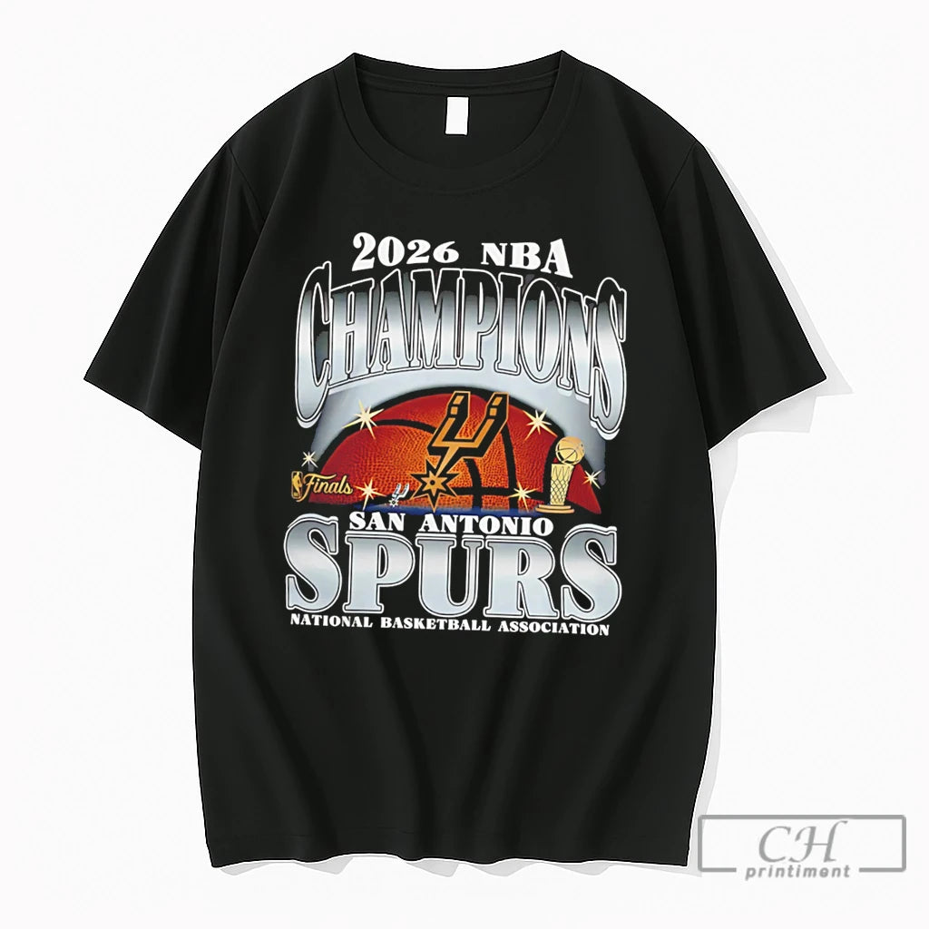 Premium San Antonio Spurs 2026 Nba Finals Champions Franklin Tee