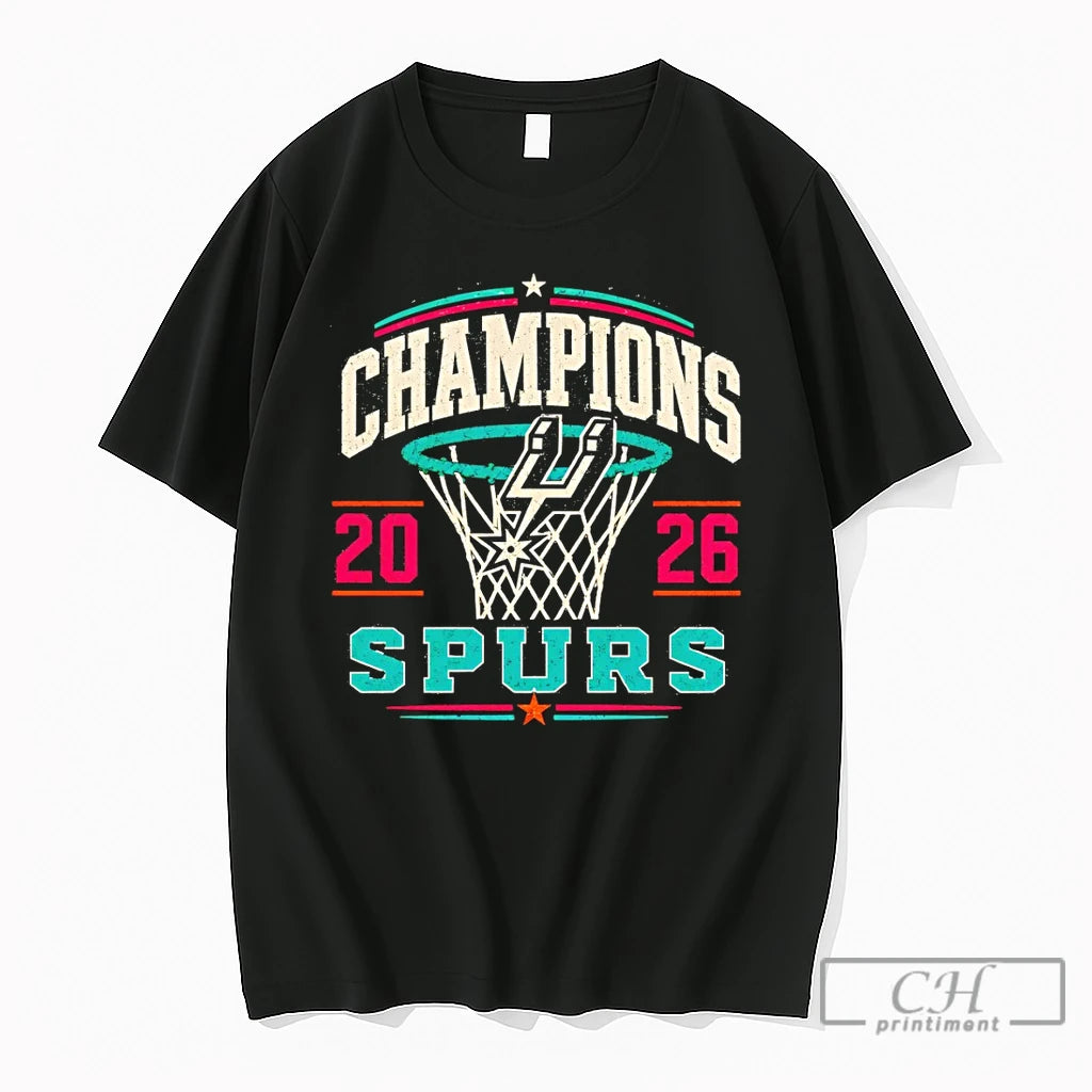Premium San Antonio Spurs Retro Sports Champions Nba 2026
