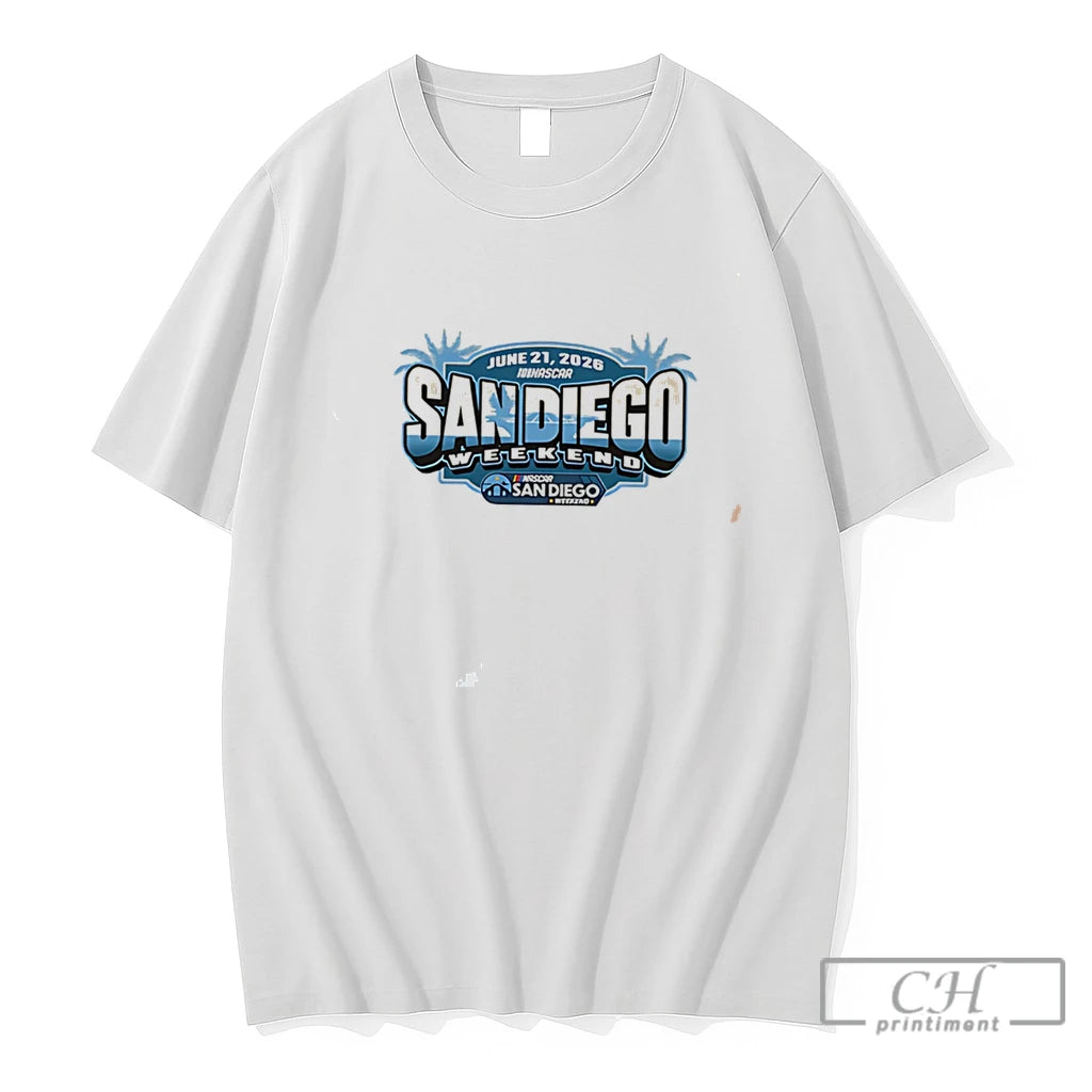 Premium San Diego Weekend Americana Event 2026 Logo Tee