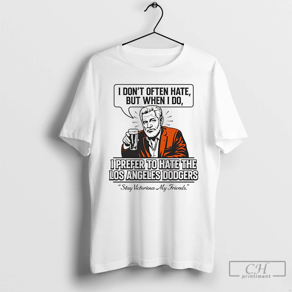 Premium San Francisco Baseball Stay Victorious I Prefer To Hate The La Dodgers T Shirts Hoodie, Sweatshirt