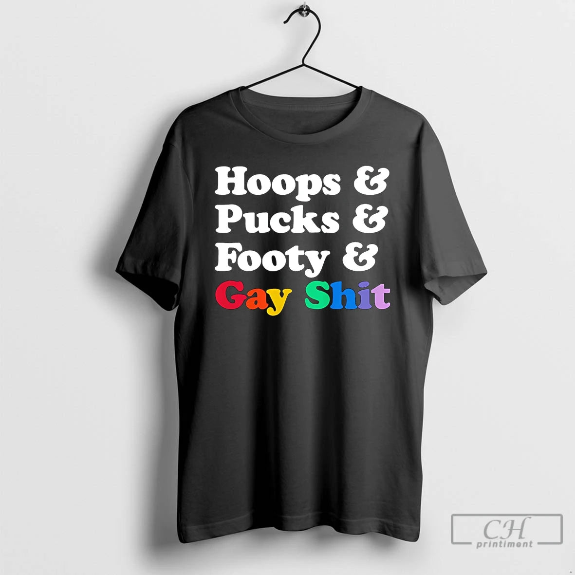 Premium Sarah Spain Hoops Pucks Footy Gay Shit T-Shirts, Hoodie, Sweatshirt | PrintMintTees.com