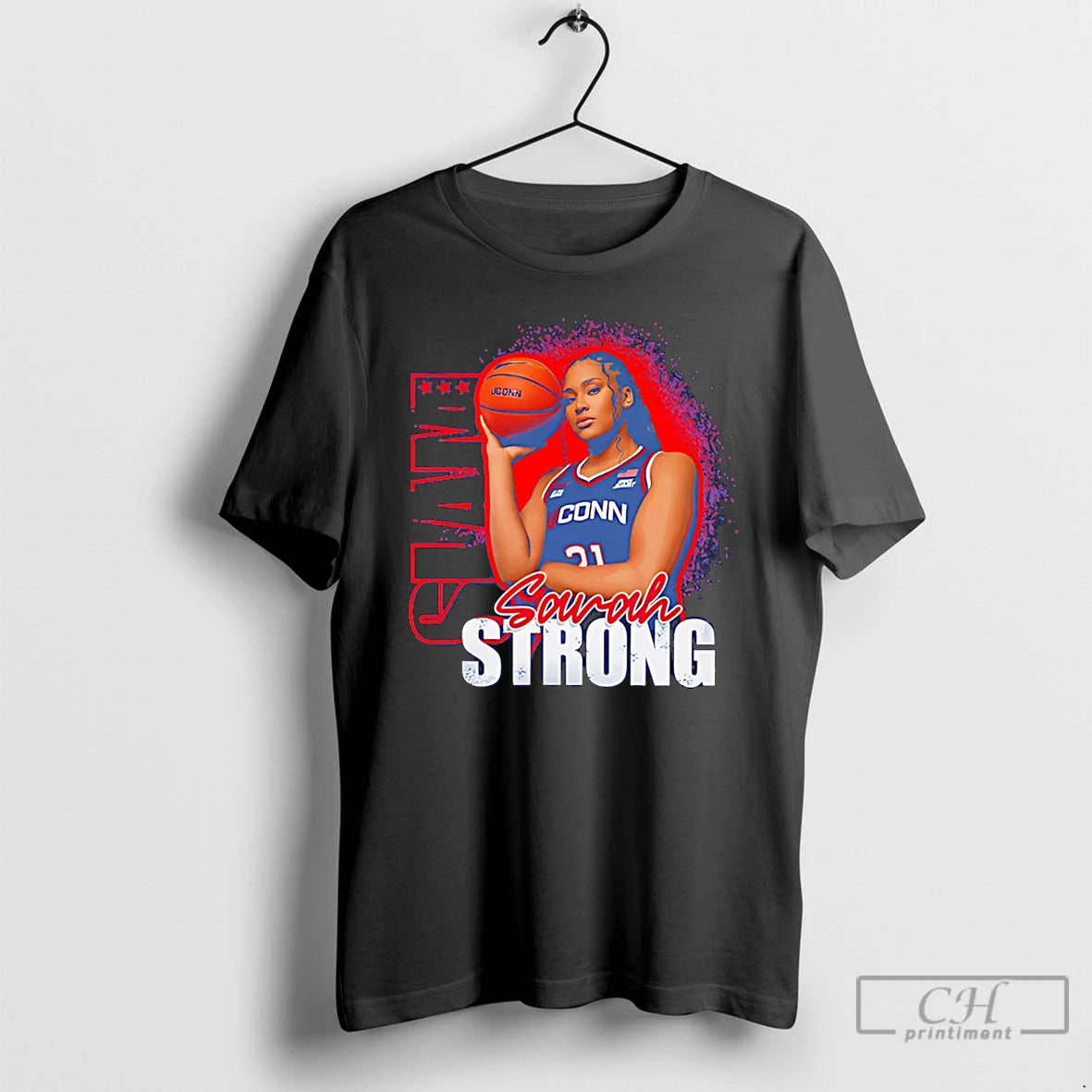 Premium Sarah Strong Uconn Huskies Slam Graphic T-Shirts, Hoodie, Sweatshirt | PrintMintTees.com