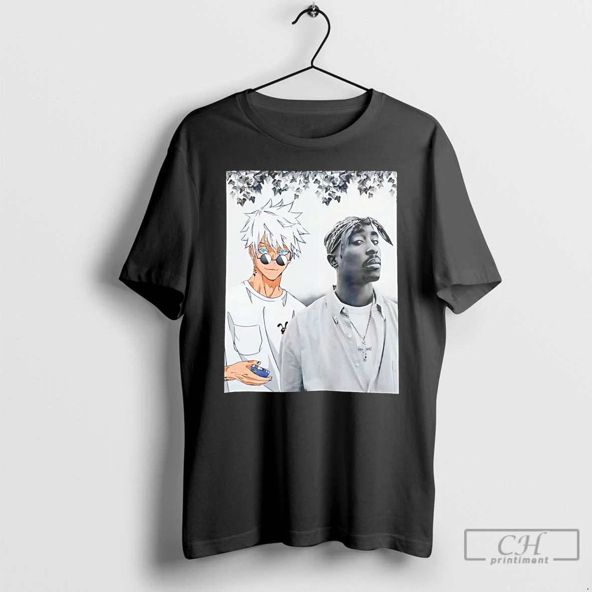 Premium Satoru Gojo And Tupac Shakur Makaveli T-Shirts, Hoodie, Sweatshirt | PrintMintTees.com