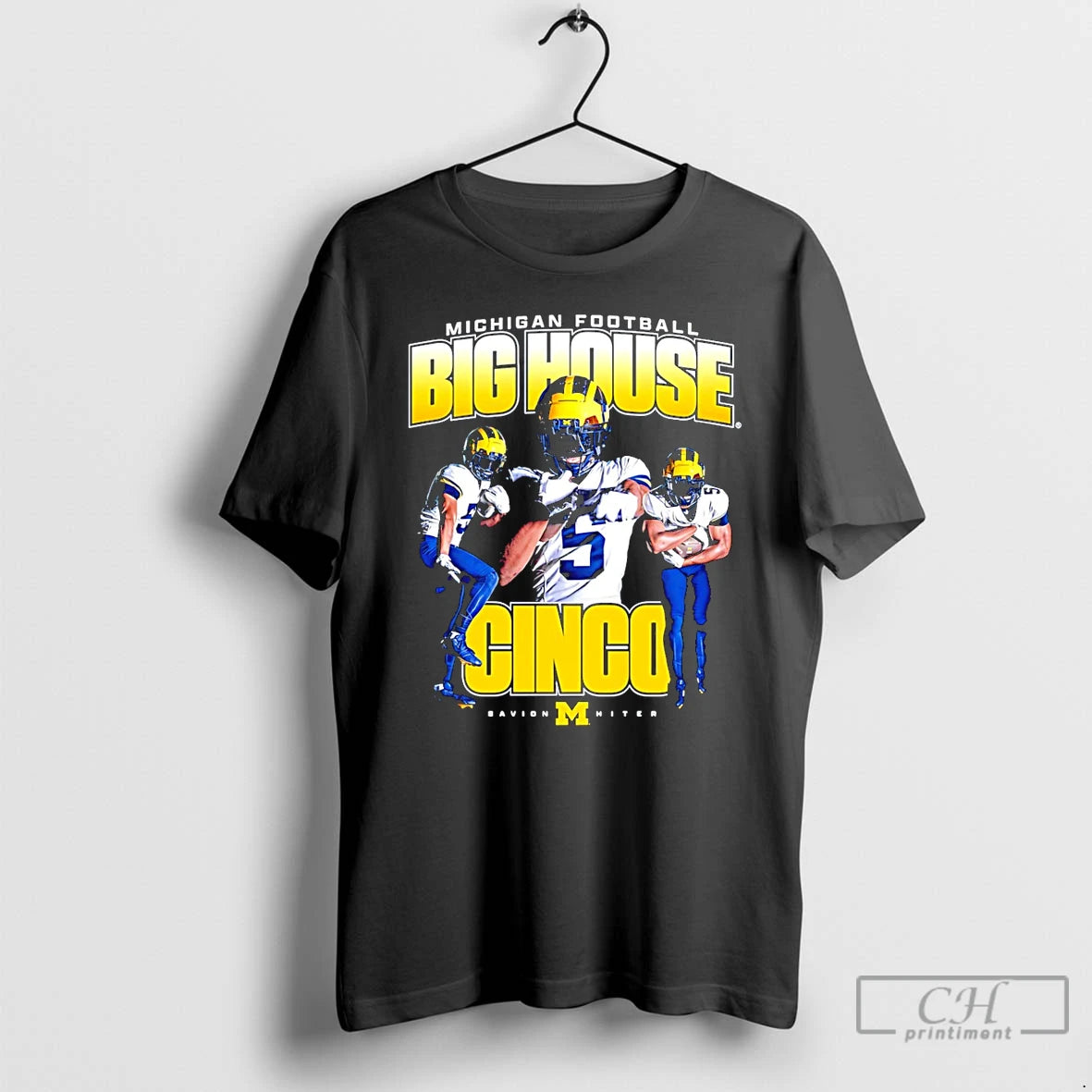Savion Hiter Big House Cinco Michigan Wolverines T-Shirts, Hoodie, Sweatshirt
