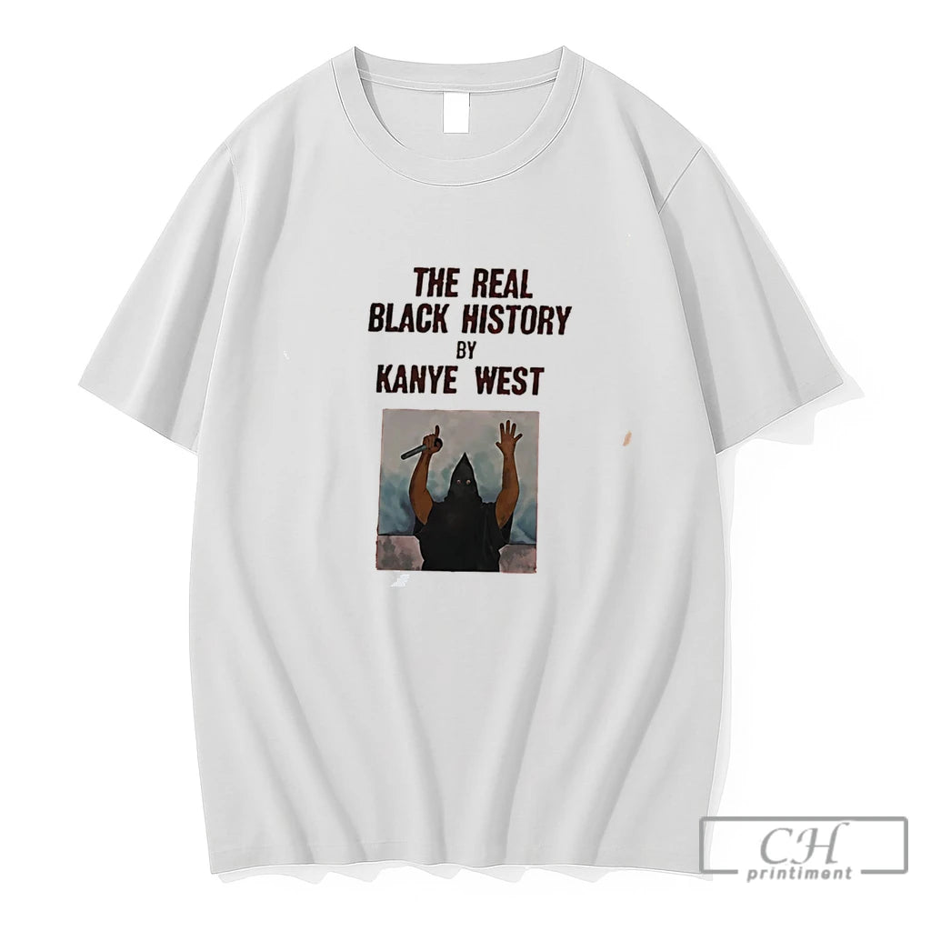 Premium Scary Movie 6 Ye The Real Black History By Kanye West Tee T Shirts