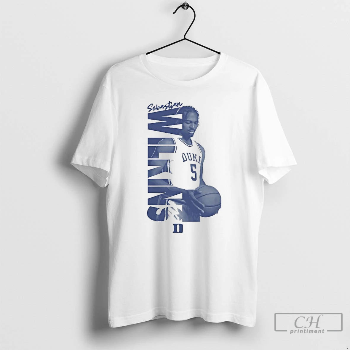 Premium Sebastian Wilkins Duke Mens Basketball Vintage