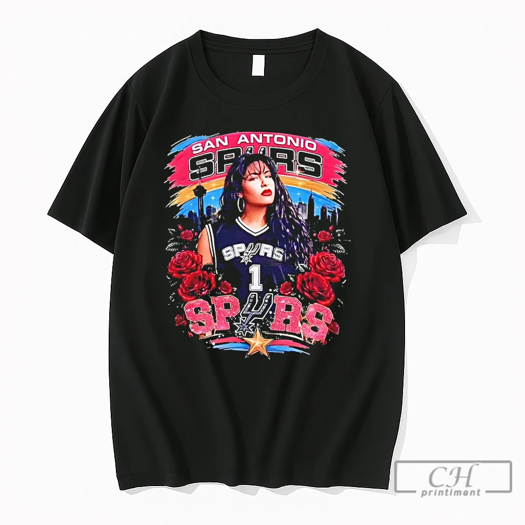 Premium Selena San Antonio Spurs Roses