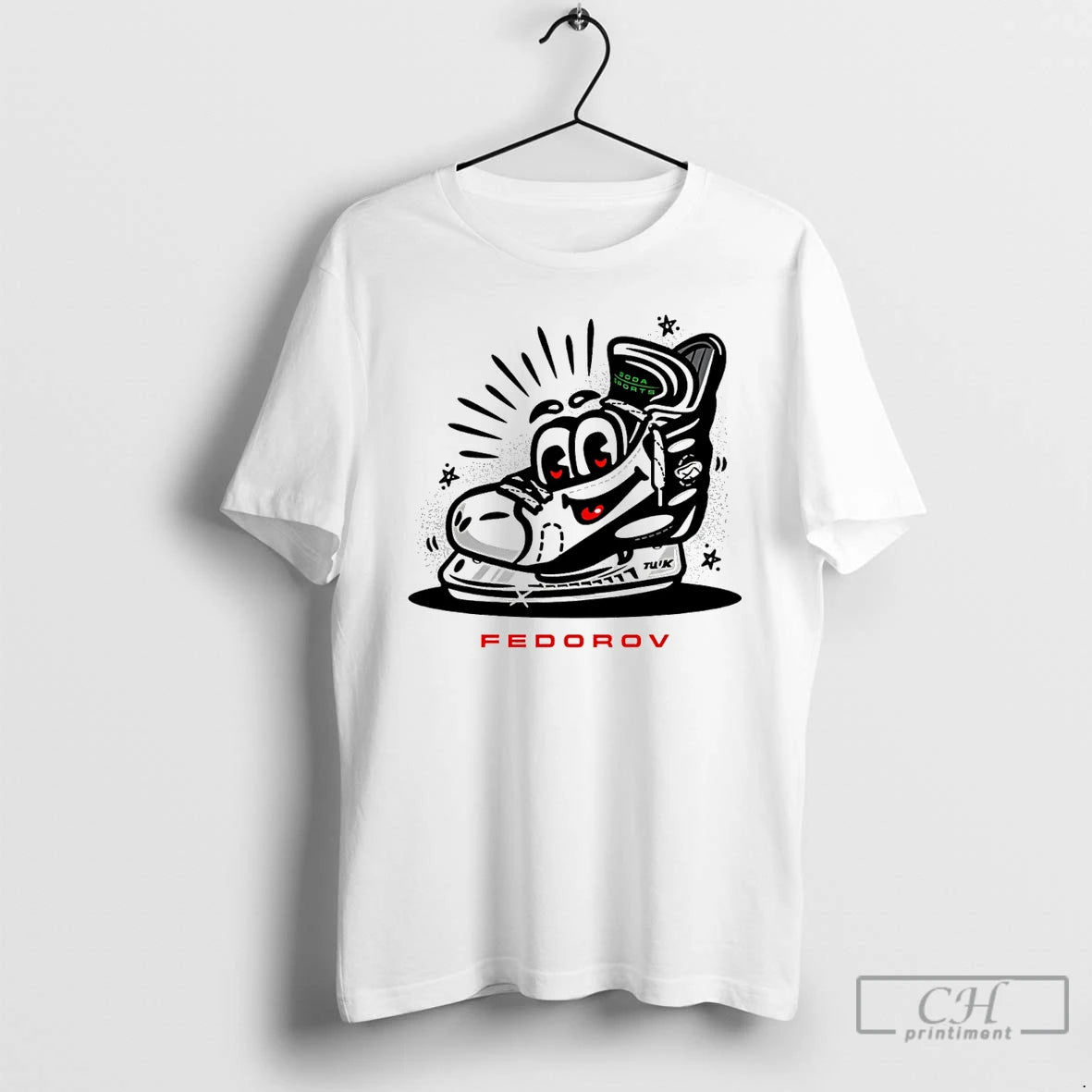 Sergei Fedorov Detroit Red Wings Shoe T-Shirts, Hoodie, Sweatshirt