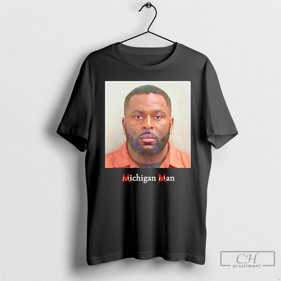 Sherrone Moore Michigan Man Not M Mugshot T-Shirts, Hoodie, Sweatshirt