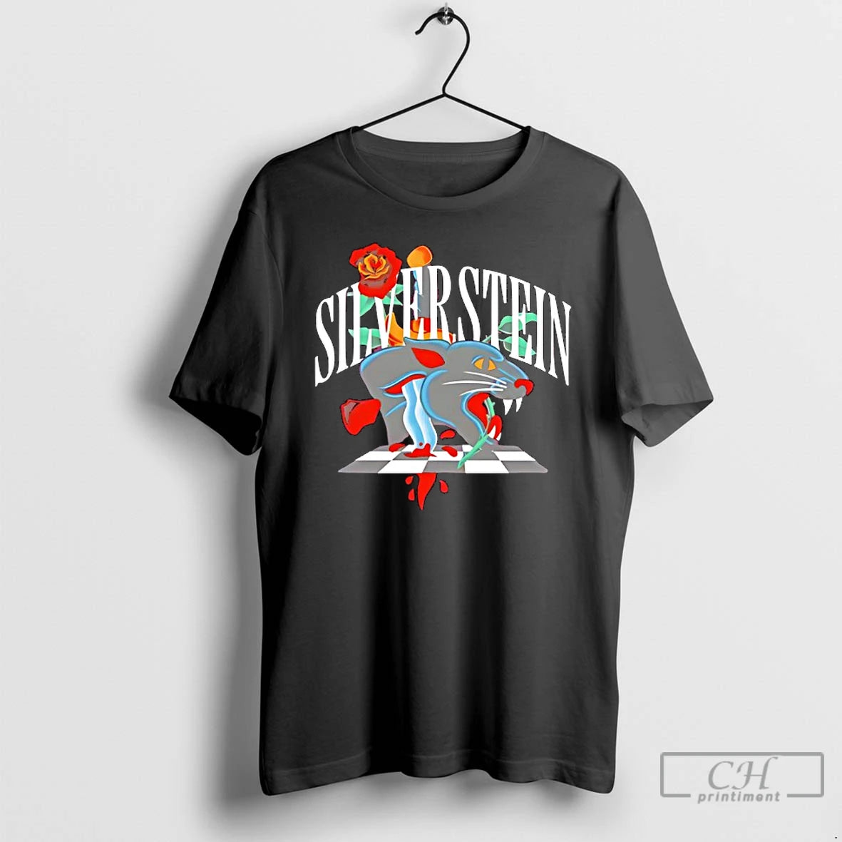 Premium Silverstein Panther Rose And Blood T-Shirts, Hoodie, Sweatshirt | PrintMintTees.com