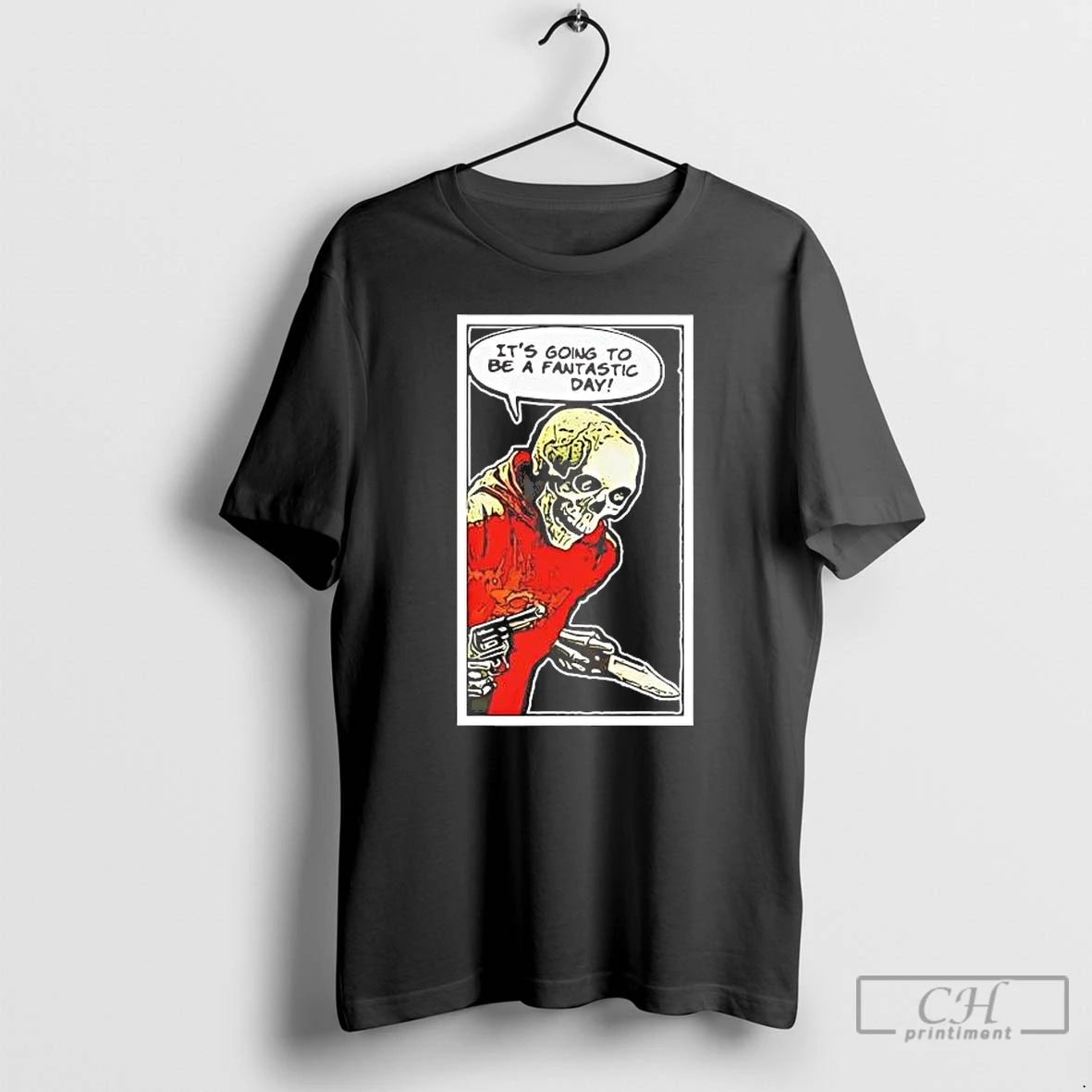 Premium Skeleton Its Going To Be A Fantastic Day T-Shirts, Hoodie, Sweatshirt | PrintMintTees.com