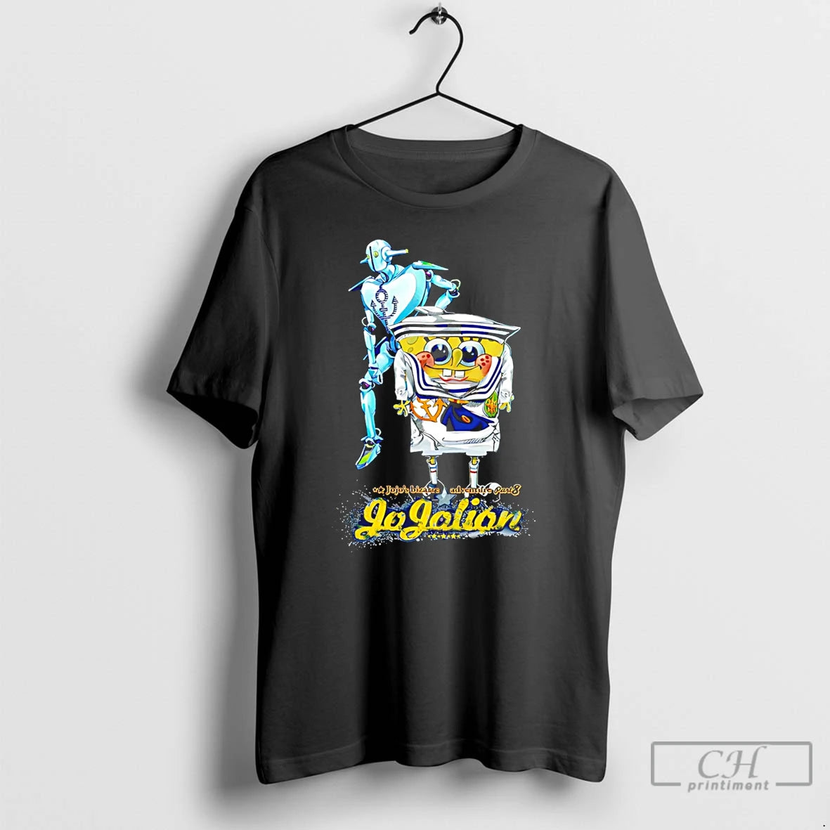 Premium Spongebob Jojolion Wet T-Shirts, Hoodie, Sweatshirt | PrintMintTees.com