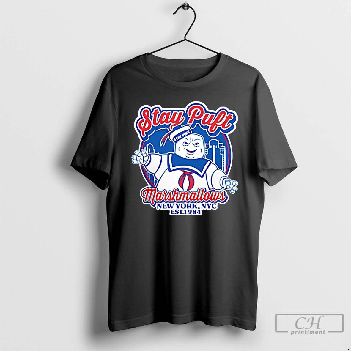 Premium Stay Puft Marshmallows Ghostbusters Cartoon T-Shirts, Hoodie, Sweatshirt | PrintMintTees.com